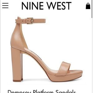 Nine West Dempsey Platform Heel -Size 8